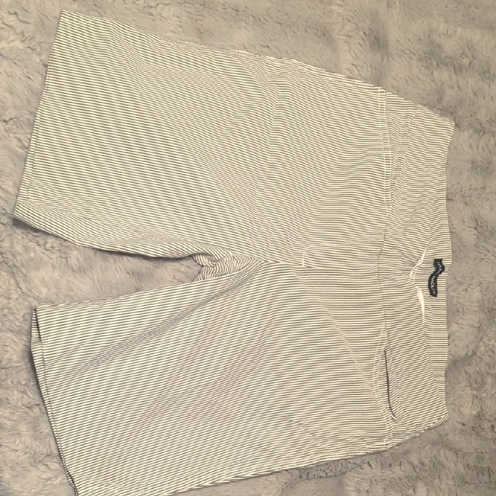 Hilary Radley Gray Striped Women's Bermudas
